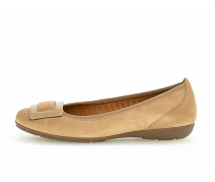 Gabor Ballerinasko Dame Beige | 74012HDMS