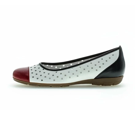Gabor Ballerinasko Dame Hvite | 59827FMSU