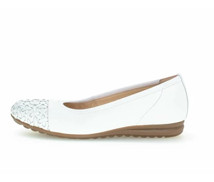 Gabor Ballerinasko Dame Hvite | 79526RWZE