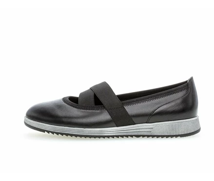 Gabor Ballerinasko Dame Svarte | 76820DKWP