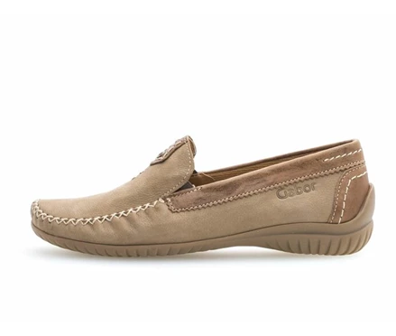 Gabor Loafers Dame Beige | 89512ABPE