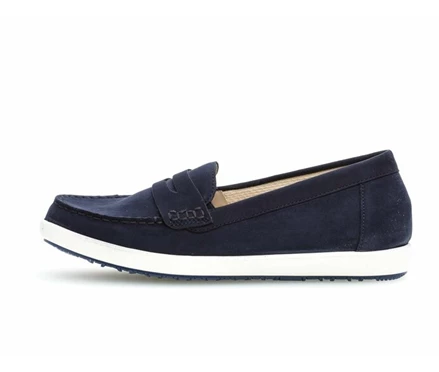 Gabor Loafers Dame Blå | 08529NEJD