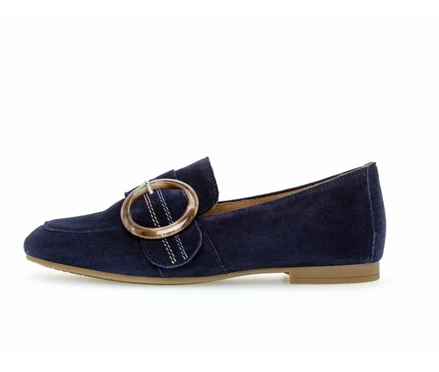 Gabor Loafers Dame Blå | 24961LIMD