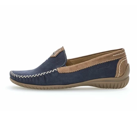 Gabor Loafers Dame Blå | 31672WOCK