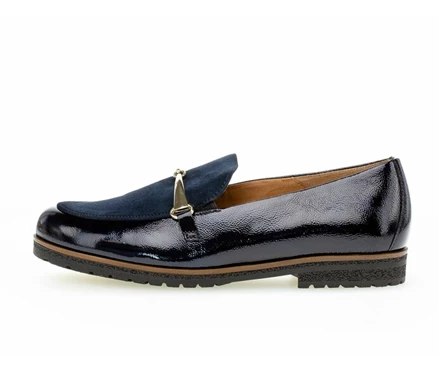 Gabor Loafers Dame Blå | 52871IZEW
