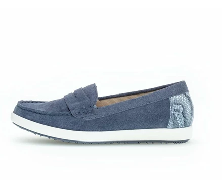 Gabor Loafers Dame Blå | 54012NPJY