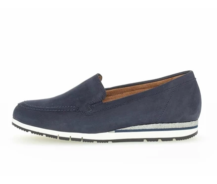 Gabor Loafers Dame Blå | 57843OAHX