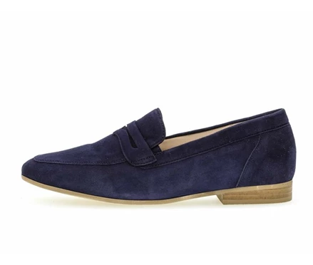 Gabor Loafers Dame Blå | 69204YUZK