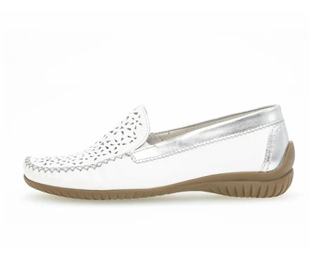 Gabor Loafers Dame Hvite | 09482SZRY