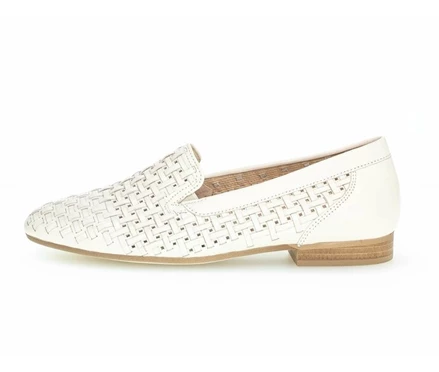 Gabor Loafers Dame Hvite | 21547QPJO