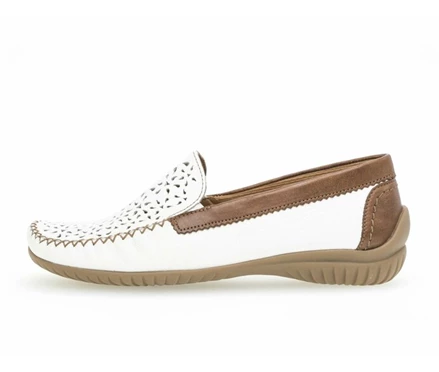 Gabor Loafers Dame Hvite | 49873EPOQ