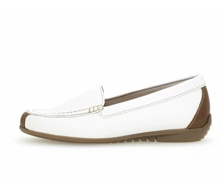 Gabor Loafers Dame Hvite | 73495XYDH