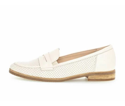 Gabor Loafers Dame Hvite | 73861UICX