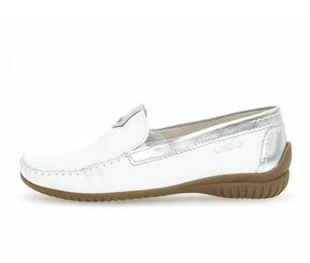 Gabor Loafers Dame Hvite | 75094KBZD