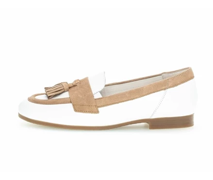 Gabor Loafers Dame Hvite | 83915MZSQ