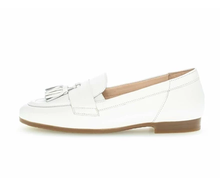 Gabor Loafers Dame Hvite | 93582LTEN
