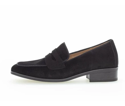 Gabor Loafers Dame Svarte | 48563ZXUL
