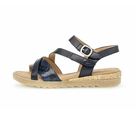 Gabor Sandaler Dame Blå | 43195DGRQ