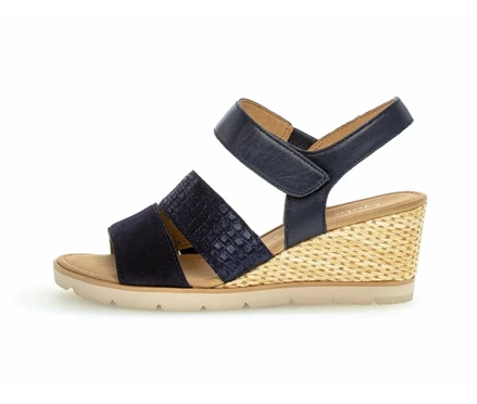 Gabor Sandaler Dame Blå | 69830QUZA