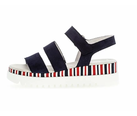 Gabor Sandaler Dame Blå | 93586JCFK