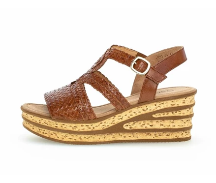 Gabor Sandaler Dame Brune | 48905LEQH