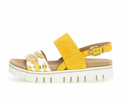 Gabor Sandaler Dame Gul | 19543QHBI