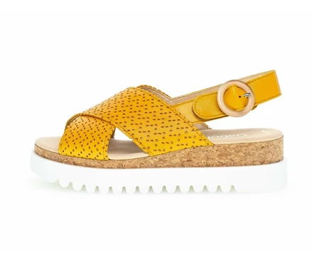 Gabor Sandaler Dame Gul | 58367XEDM