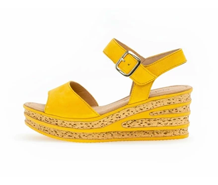 Gabor Sandaler Dame Gul | 58971GXFK