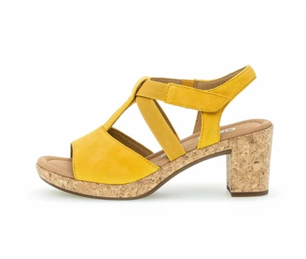 Gabor Sandaler Dame Gul | 78390CIZS