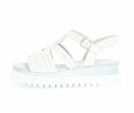 Gabor Sandaler Dame Hvite | 40927YCFE