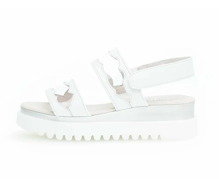 Gabor Sandaler Dame Hvite | 53728FOQK