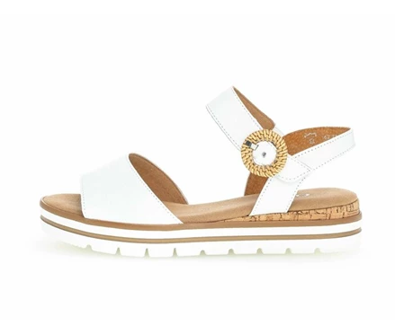 Gabor Sandaler Dame Hvite | 59038KVCB