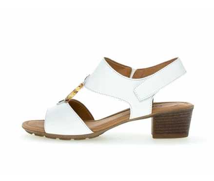 Gabor Sandaler Dame Hvite | 59763YWBJ