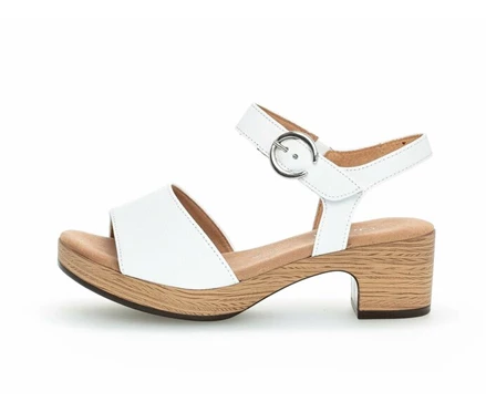 Gabor Sandaler Dame Hvite | 60427KLGX