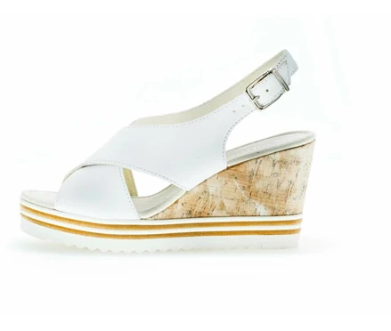 Gabor Sandaler Dame Hvite | 68253UZCQ