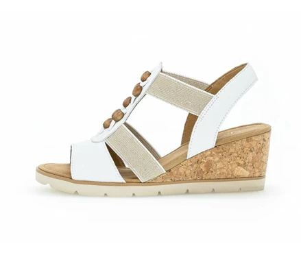 Gabor Sandaler Dame Hvite | 68940DBHQ
