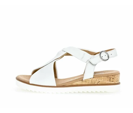 Gabor Sandaler Dame Hvite | 84037JZFR