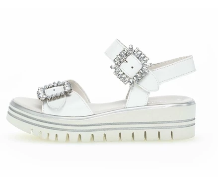 Gabor Sandaler Dame Hvite | 91807GKWZ