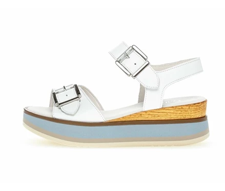 Gabor Sandaler Dame Hvite | 96713LYZV