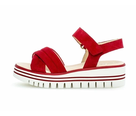 Gabor Sandaler Dame Rød | 32984JHUV