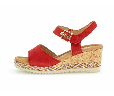 Gabor Sandaler Dame Rød | 92436HLGJ