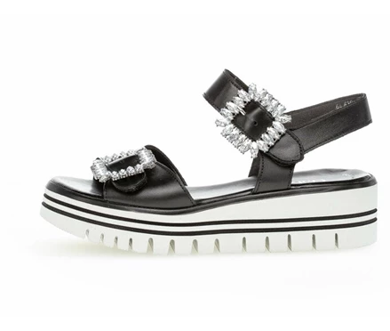 Gabor Sandaler Dame Svarte | 17258NKJZ