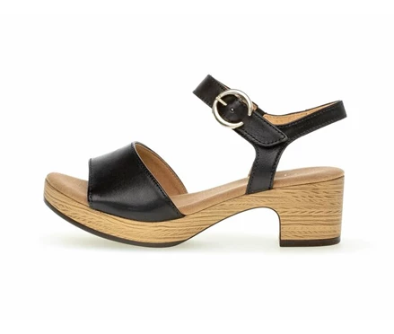 Gabor Sandaler Dame Svarte | 28670DKYW