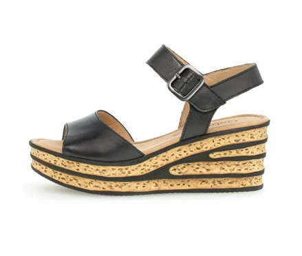 Gabor Sandaler Dame Svarte | 54071LVZW