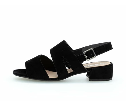 Gabor Sandaler Dame Svarte | 56712VKWT