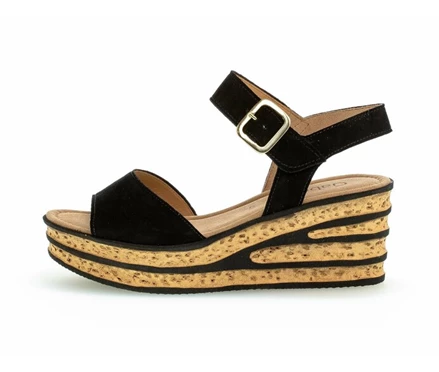 Gabor Sandaler Dame Svarte | 91875OTVP