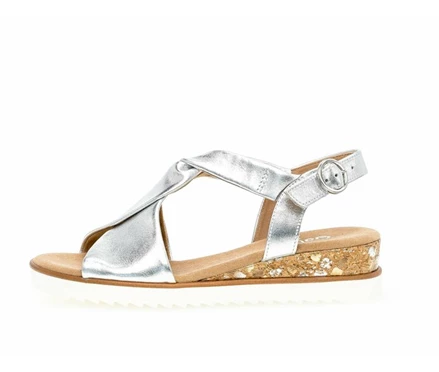 Gabor Sandaler Dame Sølv | 42936MRIN