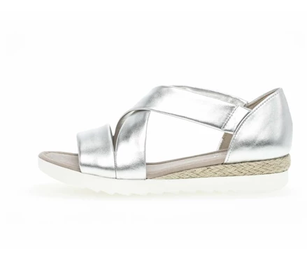 Gabor Sandaler Dame Sølv | 81760ENFI
